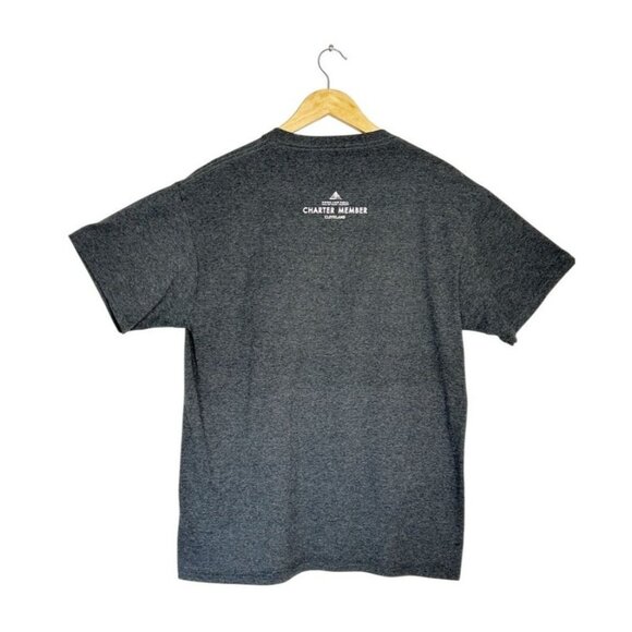 Port & Co. Rock & Roll Hall of Fame Short Sleeve Tee in Gray - Sz L - Picture 2 of 5